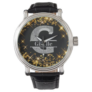 Montre Personnalisé G Premier Monogramme Argent Votre Nom