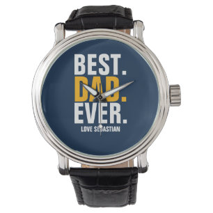 Montre Personnalisé Meilleur Père Jamais