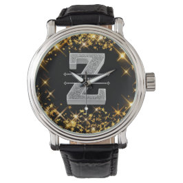 Montre Personnalisé Z Premier Monogramme Argent Votre Nom