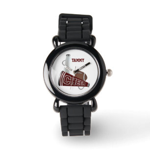 Montre Personnalisée Mégaphone Maroo & White Cheer