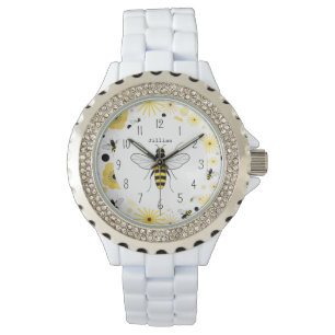 Montre personnalisée par abeille de miel