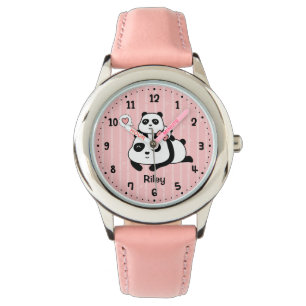 Montre personnalisée pour enfants avec un bébé pan