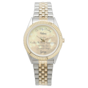 Montre personnalisée pour l'anniversaire du Mariag