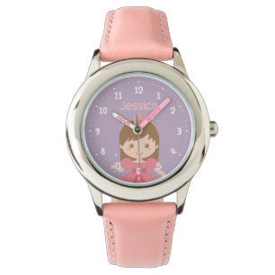 Montre personnalisée pour petite princesse mignonn