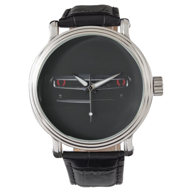 Montre Personnaliser Cool noir Chevy Camaro (devant)