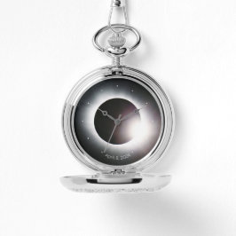 Montre Personnaliser la poche Total Solar Eclipse 2024