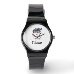 Montre Personnaliser les yeux étoilés