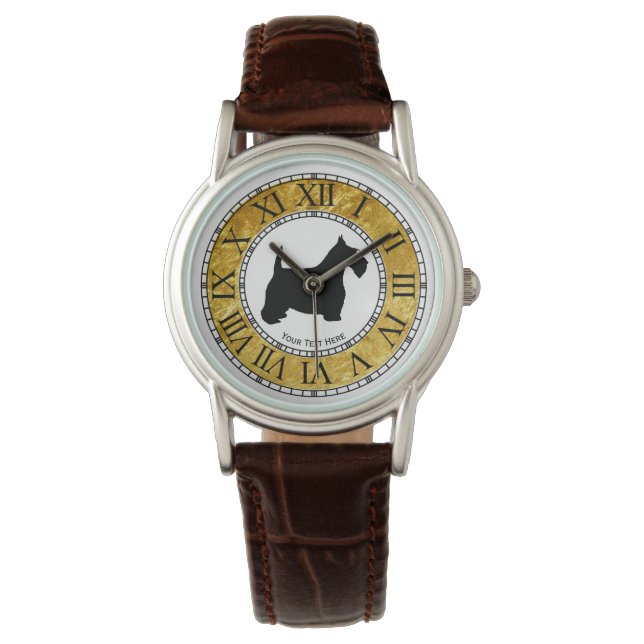 Montre Personnaliser Scottish Terrier (devant)