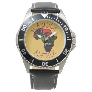 Montre Personnaliser traditionnelle africaine