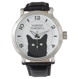 Montre Personnalisez-moi voient le chat cliquer sur la