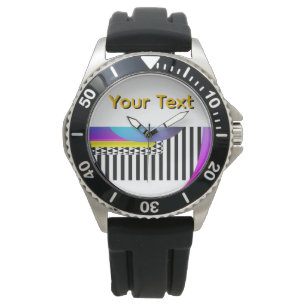 Montre Personnalisez vos touches de piano texte Hommes Ad