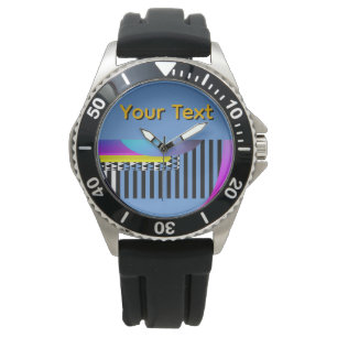 Montre Personnalisez vos touches de piano texte Hommes Ad