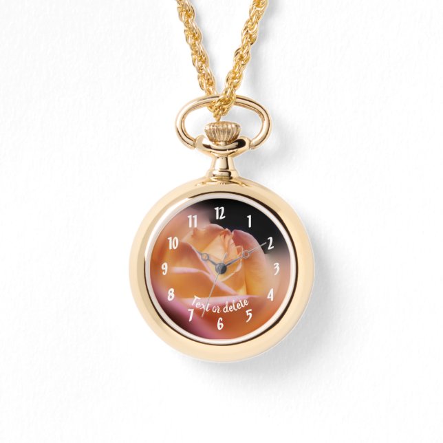 Montre Personnalité de Yellow Rosebud (Recto)