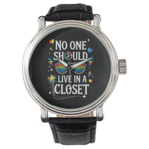 Montre Personne Ne Devrait Vivre Dans Un Closet LGBTQ Gay