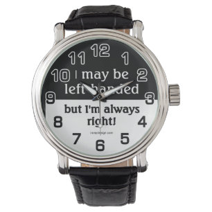 Montre Personnes gauchères