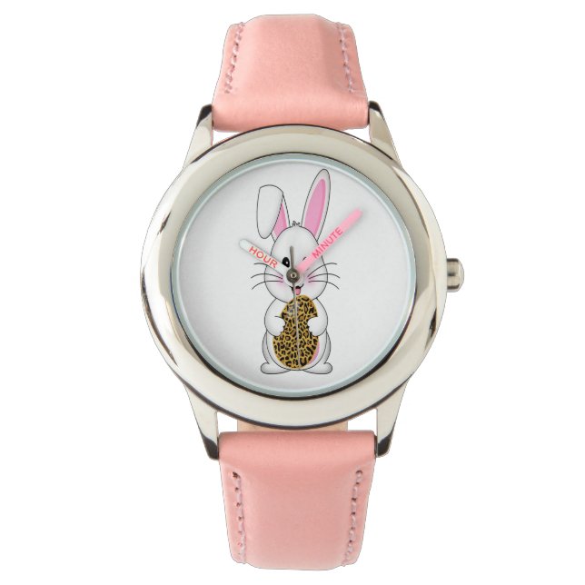 Montre Petit Lapin Lapin Regarder Enfants Cadeaux Anniver (devant)