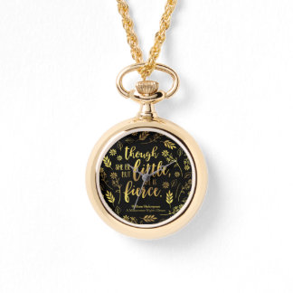 Montre Petit Mais Fierce William Shakespeare Gold Floral