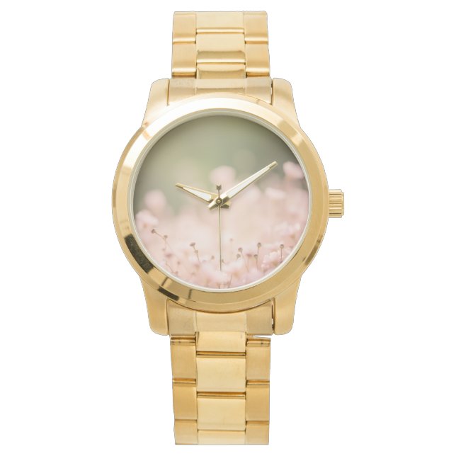 Montre Petit Poisson Floral Bokeh Petit Poignets De Fleur (devant)