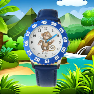 Montre petit singe cool ajouter du texte
