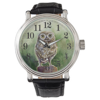 Montre Petite aquarelle de chouette