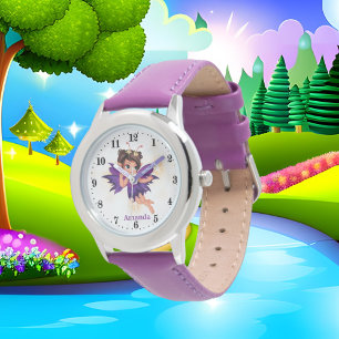 Montre petite fille mignonne imaginaire fairy ajouter nom
