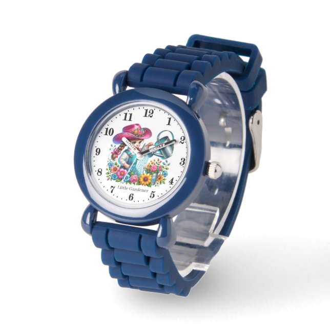 Montre Petites filles jardinières mignonnes (Angle)