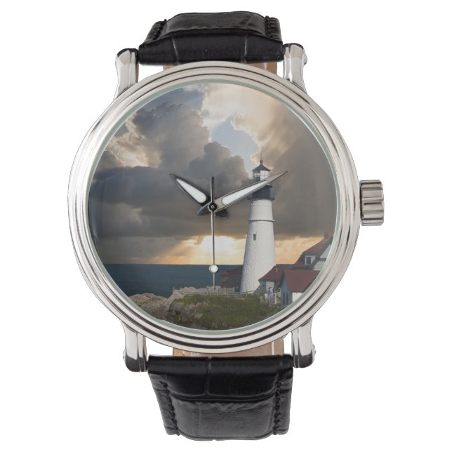 Montre Phare dans une tempête (devant)