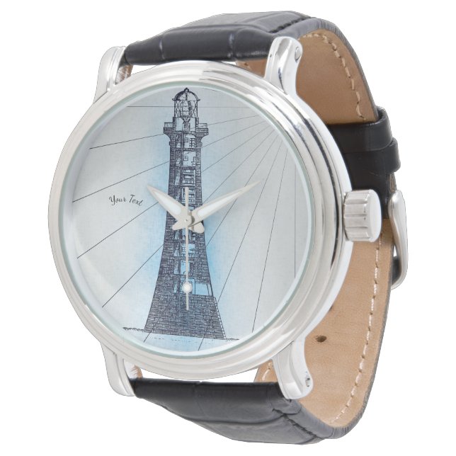 Montre Phare Nautique vintage (Incliné)