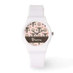 Montre Pharmacie personnalisée d'amour de paix
