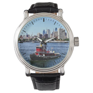 Montre Philadelphie PA - Tugboat par Philadelphia Skyline