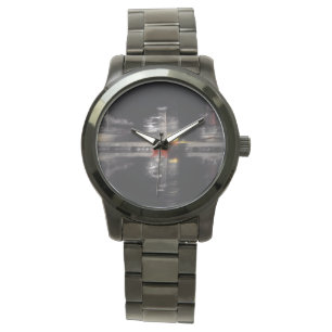 Montre photo abstraite, bateaux
