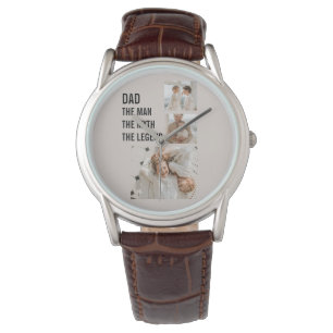 Montre Photo Collage moderne   Cadeau papa