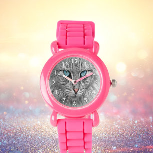 Montre Photo de chien chat kitty personnalisée