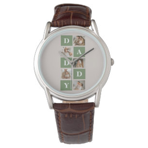 Montre Photo de collection moderne et cadeau de Fête des 