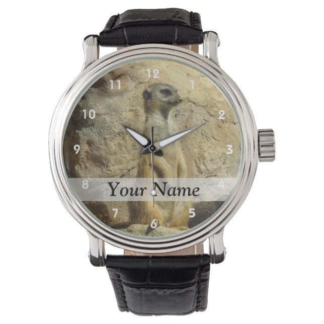 Montre Photo de Cute meerkat (devant)