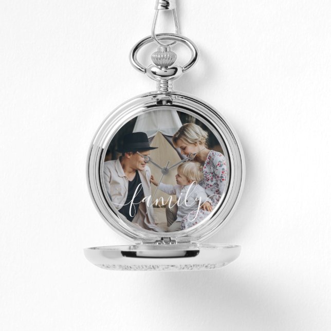 Montre Photo de famille personnalisée (Recto)