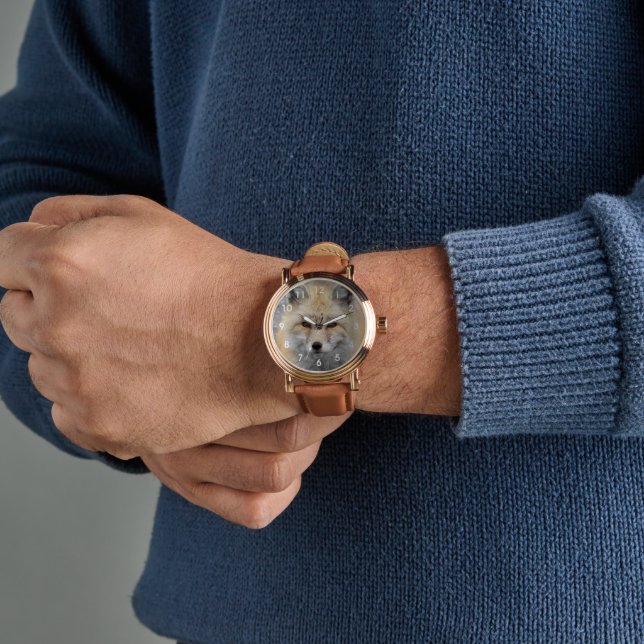 Montre Photo de la faune de Red Fox (Poignet)