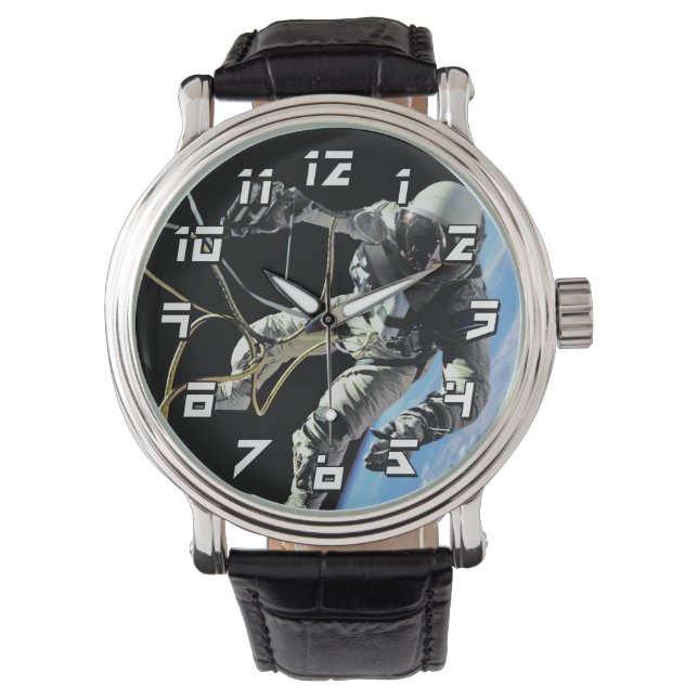 Montre Photo de la première marche spatiale de l'astronau (devant)