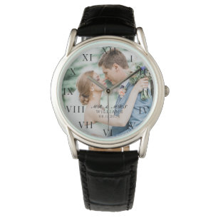 Montre Photo Élégante moderne Mariage de mer
