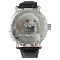 Photo et nom personnalisés Golden Retriever Dog