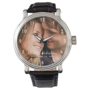 Montre Photo Mariage de nom personnalisé