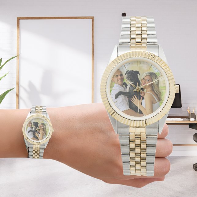 Montre PHOTO Montrer Femme Mari Enfants Parents Animaux F (Créateur téléchargé)
