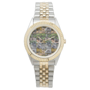 Montre photo Otter, Montre Unisex Deux Tons