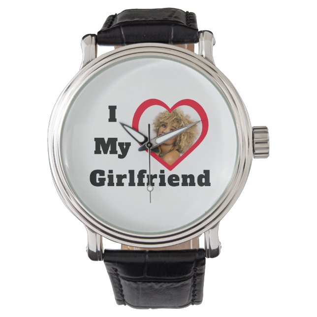 Montre Photo Personnalisée Bae J'Aime Ma Fille (devant)