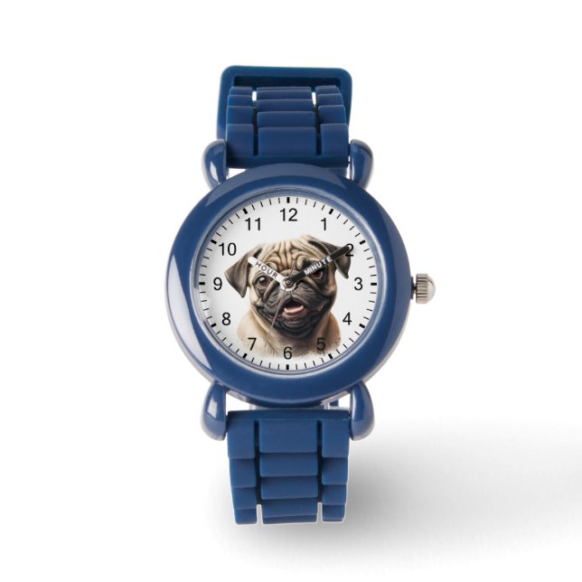 Montre Photo Personnalisée Élégante Ajouter Votre Propre  (Recto)