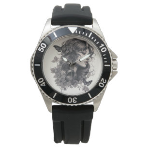 Montre Photo personnalisée et nom Sweat - shirt à capuche