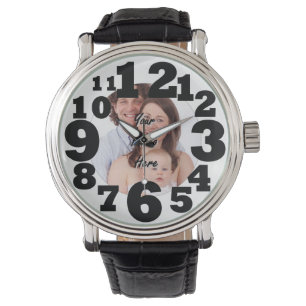 Montre Photo personnalisée grand nombre