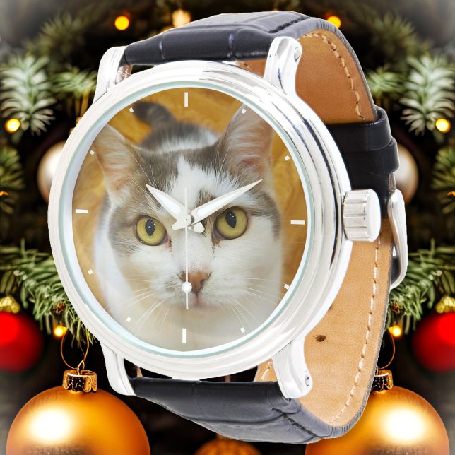 Montre Photo personnalisée simple élégante personnalisée (Créateur téléchargé)