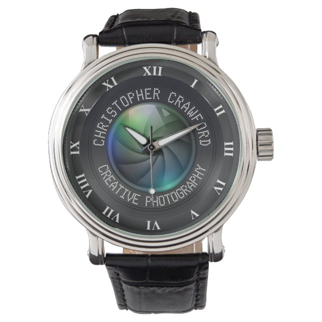Montre Photographe et photographe Business Camera Lens (devant)