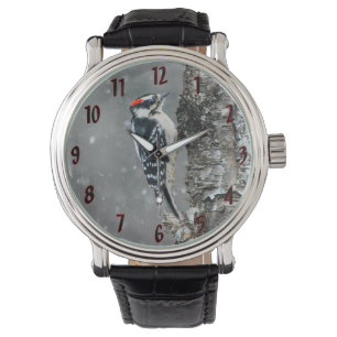 Montre Pic de Downy dans la Neige - Photographie Original